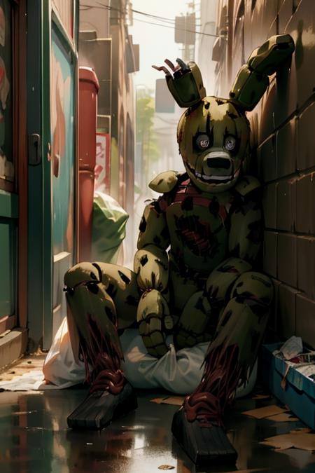 13550-934106393-_lora_springtrap-10_1_ springtrap, drak night, alley way, character focus, brick wall, posters on wall, trash bags, dumpster, si.png